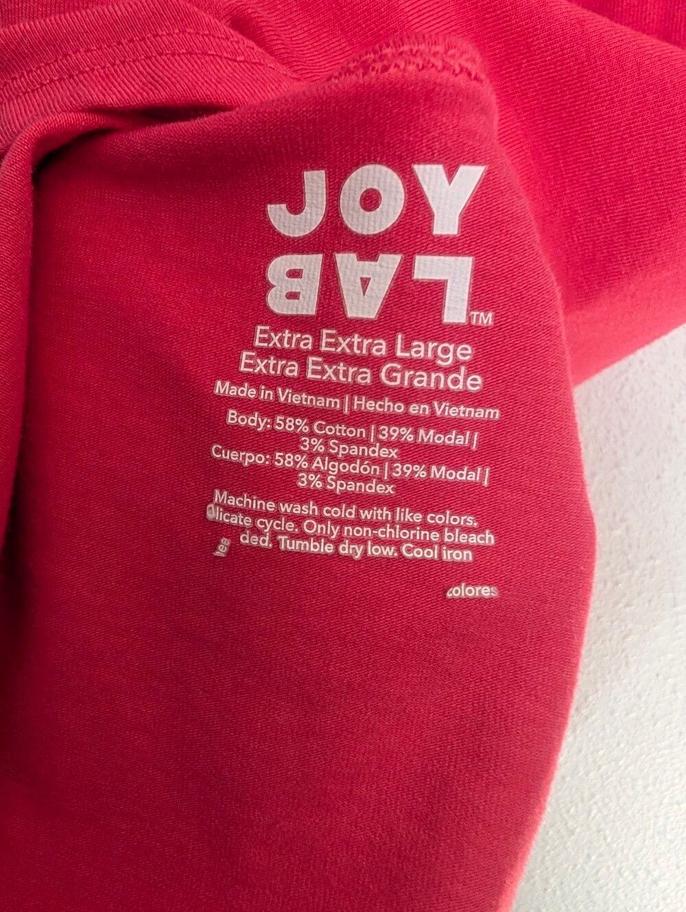 Joy Lab Cut Out Tank Raspberry Pink Size Large - Picture 6 of 6